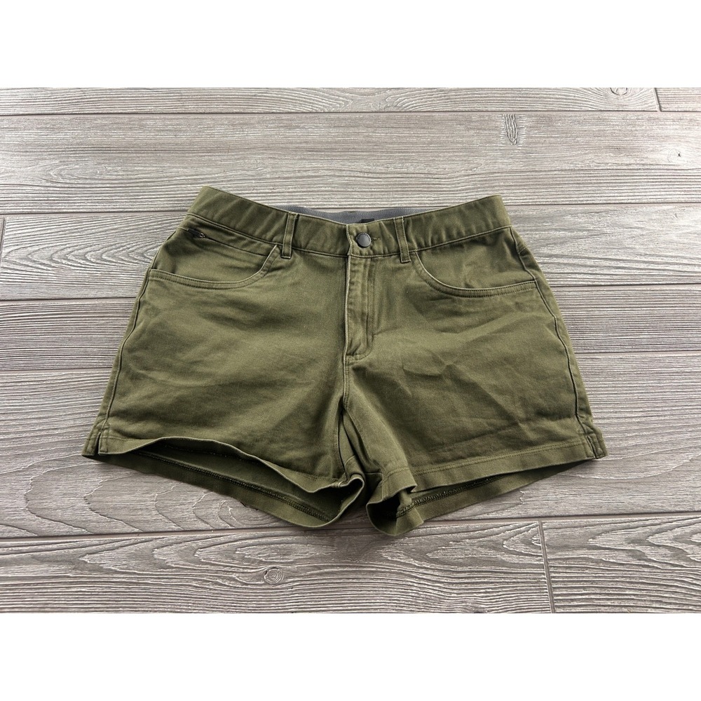 Backcountry Womens Olive Green Stretch Cotton Sorbtek Utility Shorts Size 4